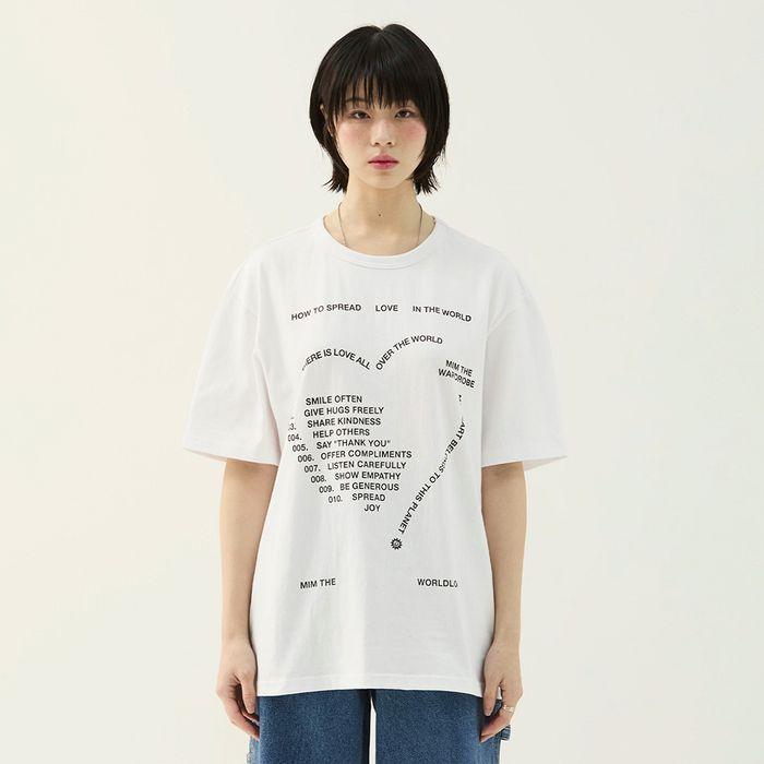 러브레터 티셔츠_화이트