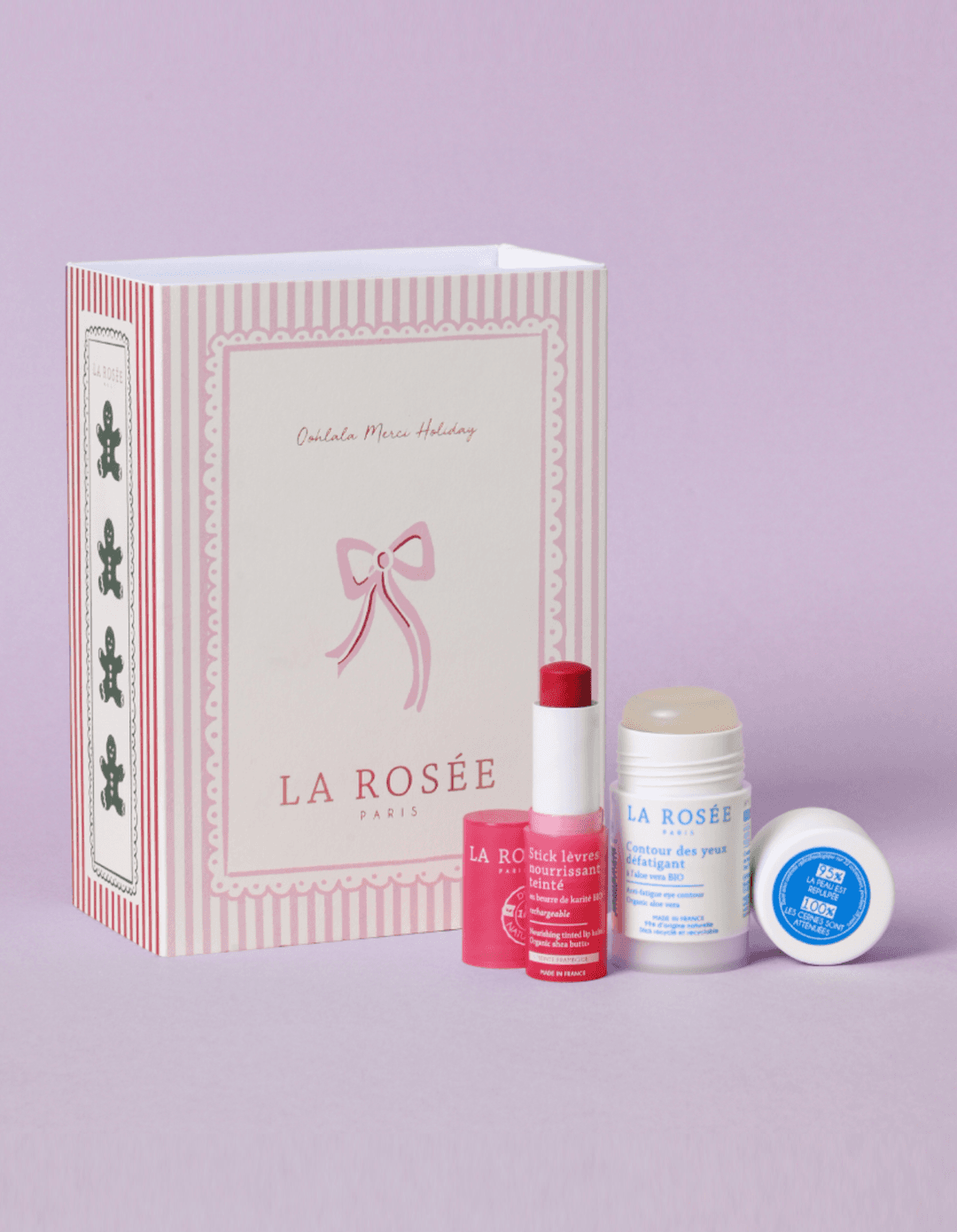 [라로제] (김나영 PICK!) 홀리데이 에디션 생기부여 기프트 세트 (수분스틱 15mL, 틴트 립밤)