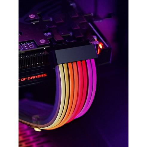 리안리 LIANLI 스트리머 플러스 2세대 RGB 슬리빙 케이블 8핀 24핀 옵션a - 케이블 | 쿠팡