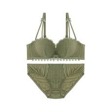 위크유 여유로운오후 노와이어 데일리 브라 팬티 세트