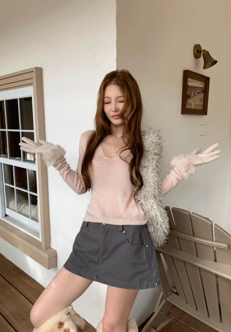 베이직 브이넥 니트(5559)