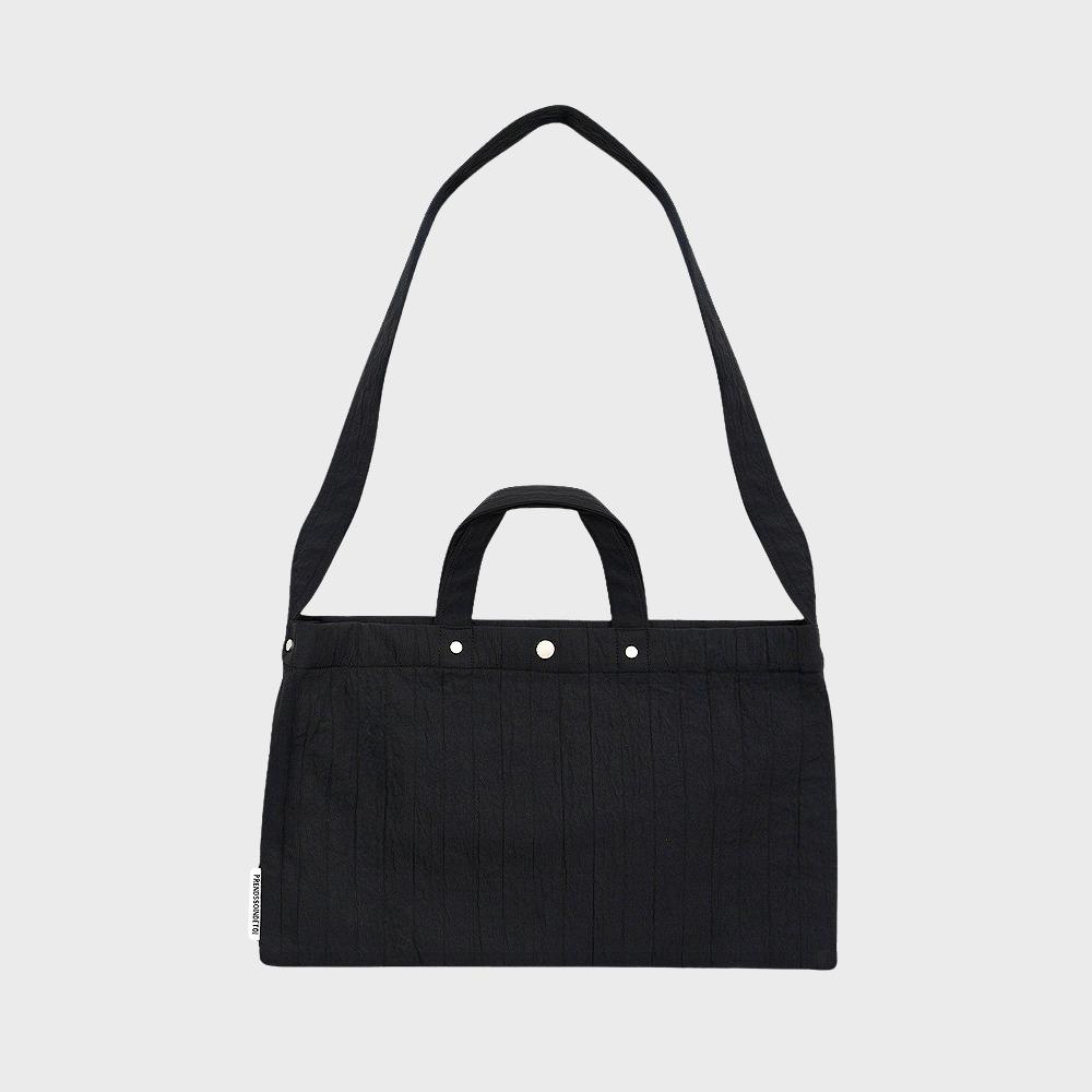 Trois fluer bag Black