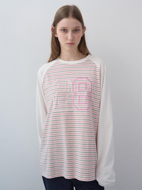 믹스 패브릭 박시 LST (Ivory)