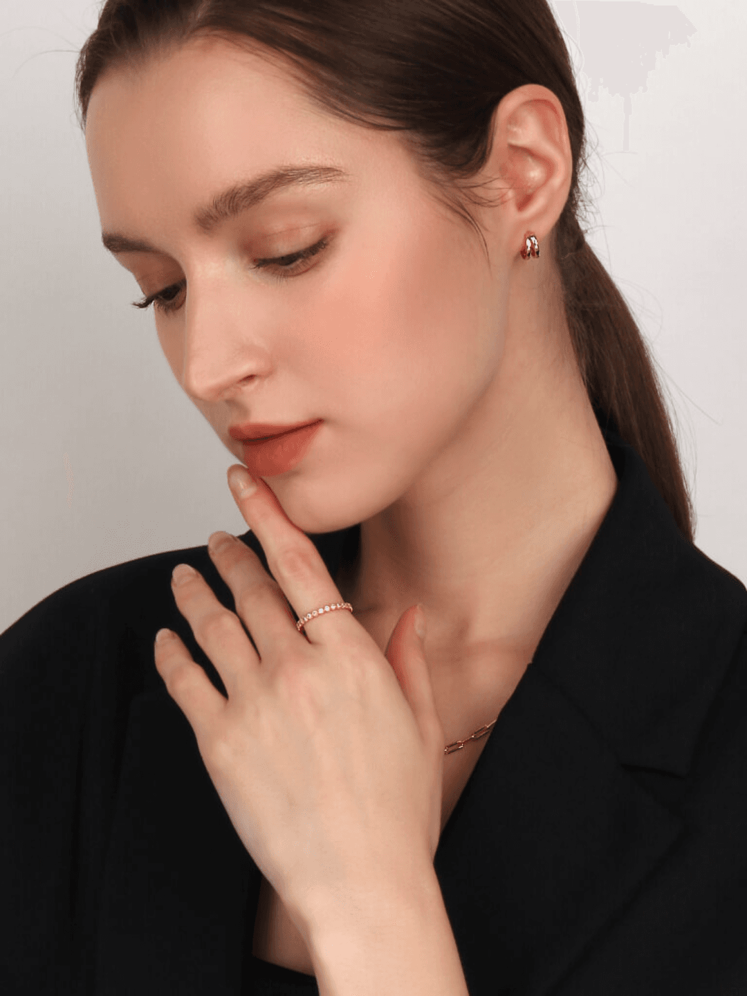 큐빅 no.2 퍼플 큐빅 링