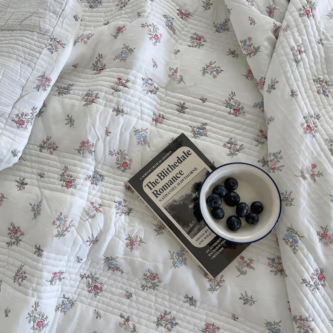 부케 텐셀 스프레드 겸 누비이불 (S,Q)