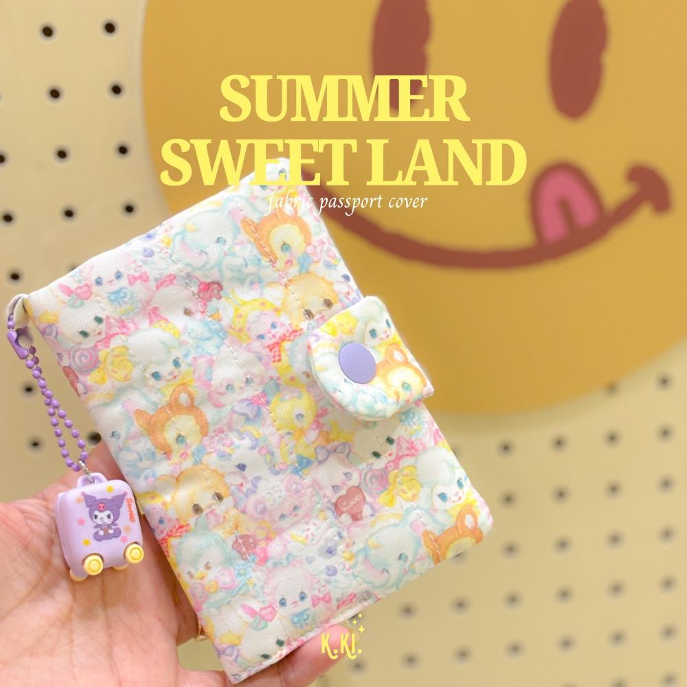 썸머스윗랜드 패브릭 여권커버