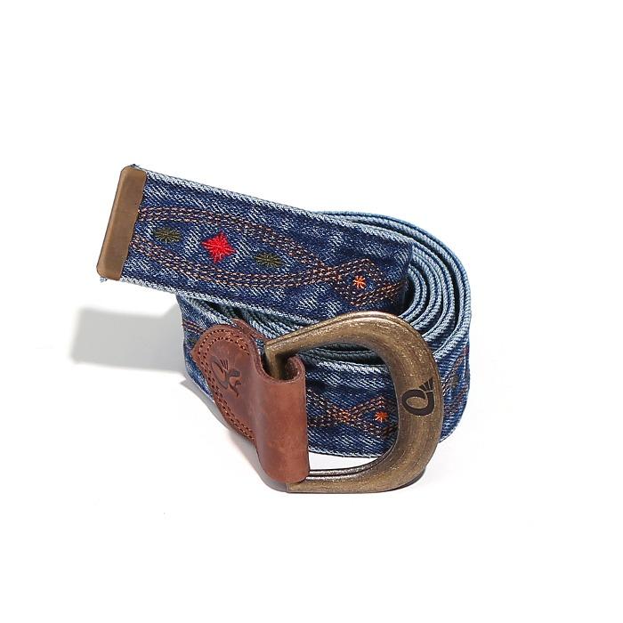 [10월16일 예약판매]_Washed Denim Belt Darkblue