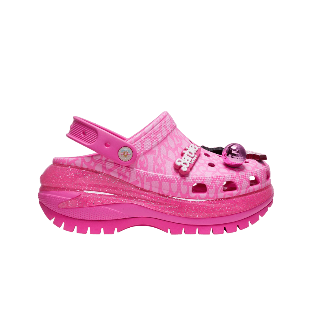 (W) Crocs x Barbie The Movie Classic Mega Crush Clog Electric Pink