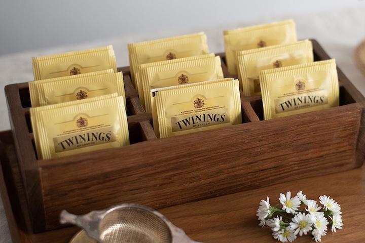 우드 티 박스 차보관함 티백 정리 보관함