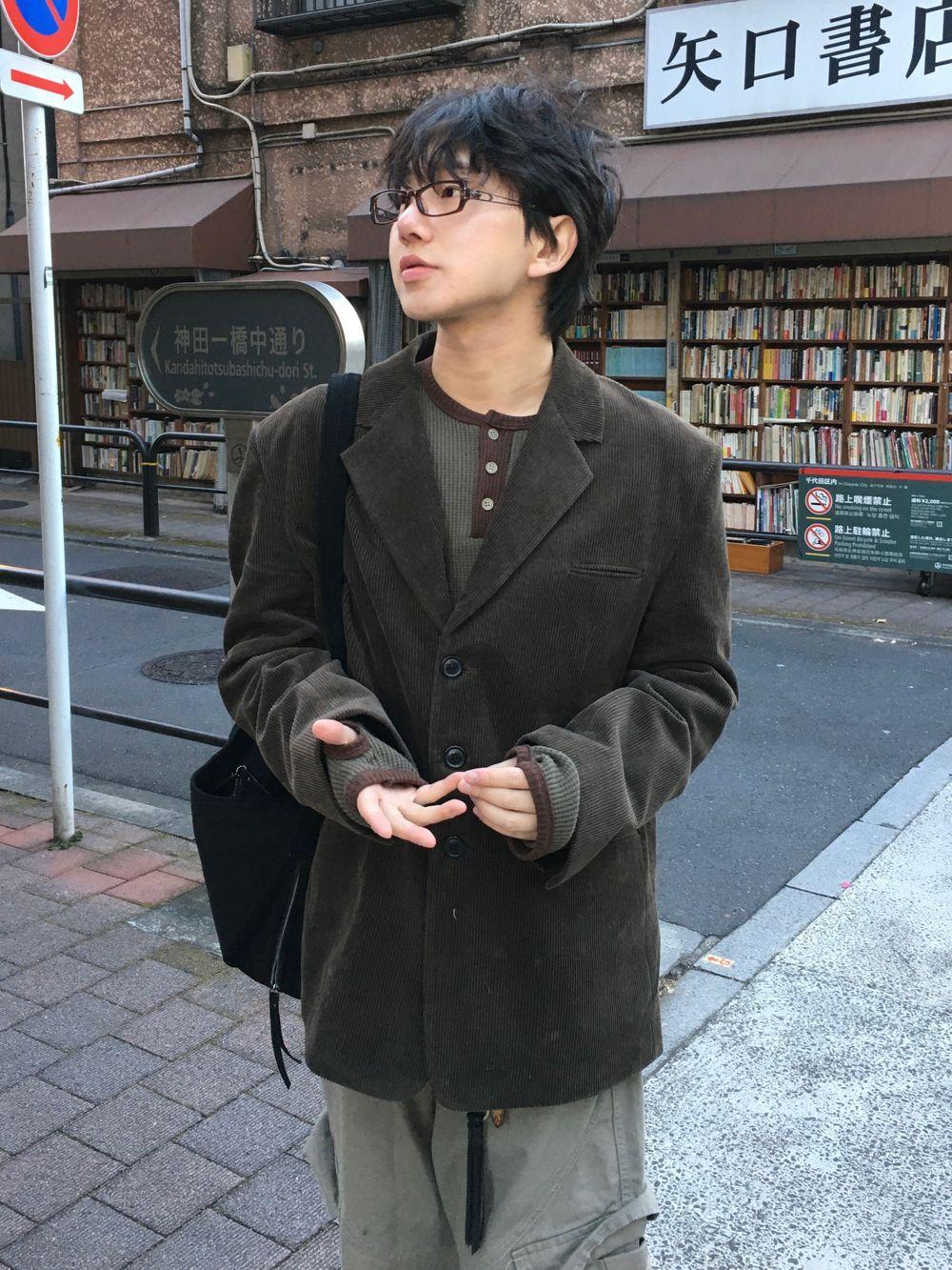 렐릭 코듀로이 블레이저 자켓 3C