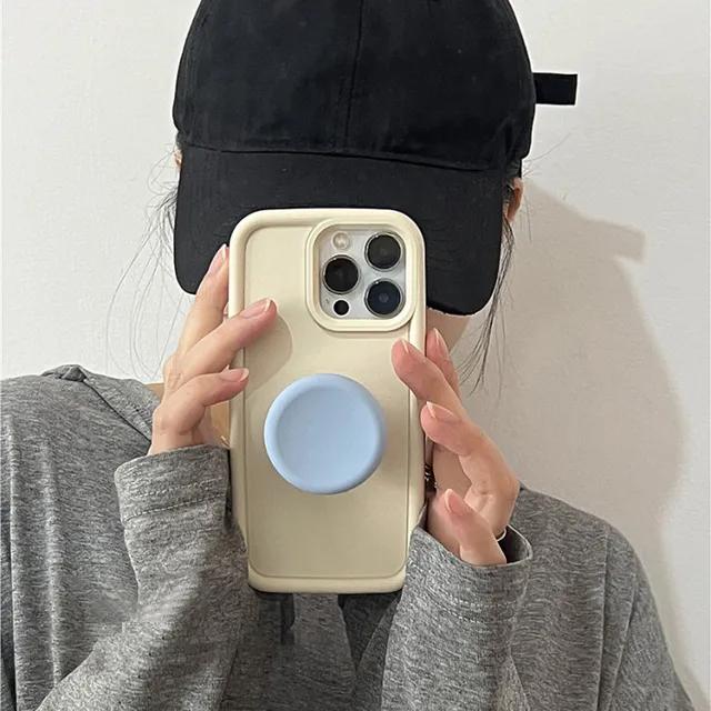 [🚀당일발송] 아이폰 아이보리 실리콘 블루 스마트톡 케이스 심플 데일리 범퍼 일상 11 12 13 14 15 프로 맥스 플러스 친구 생일 선물 기념일 남자 여자