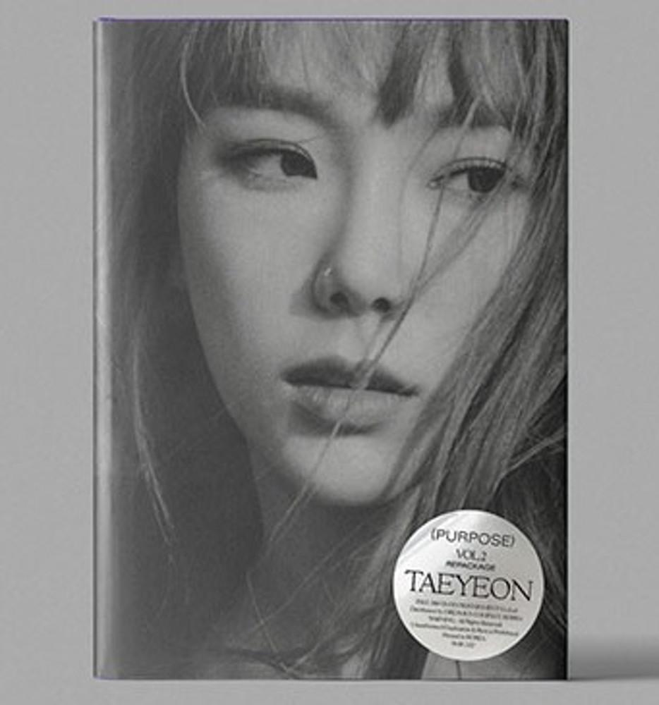 태연 PURPOSE 정규2집 리패키지 블랙