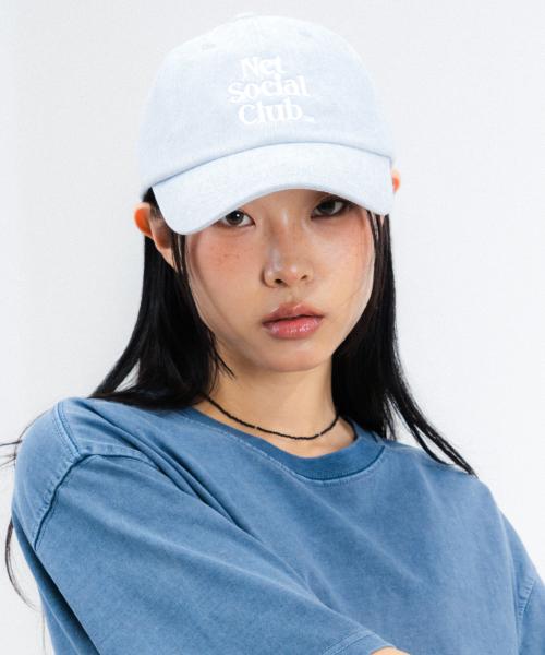 NET SOCIAL CLUB PIGMENT CAP (SKY BLUE)