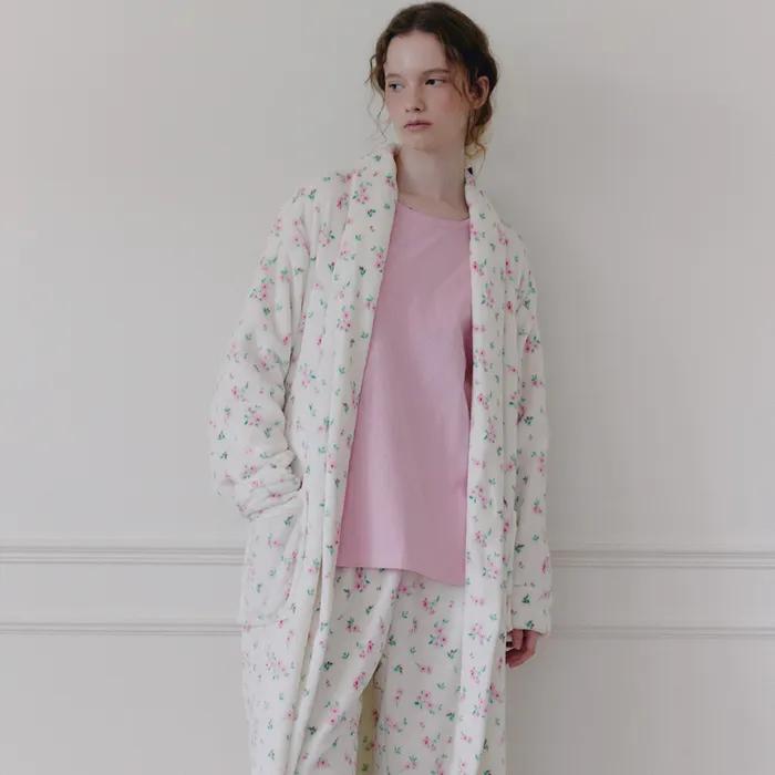 멜로우 극세사 로브 - 플라워 2colors