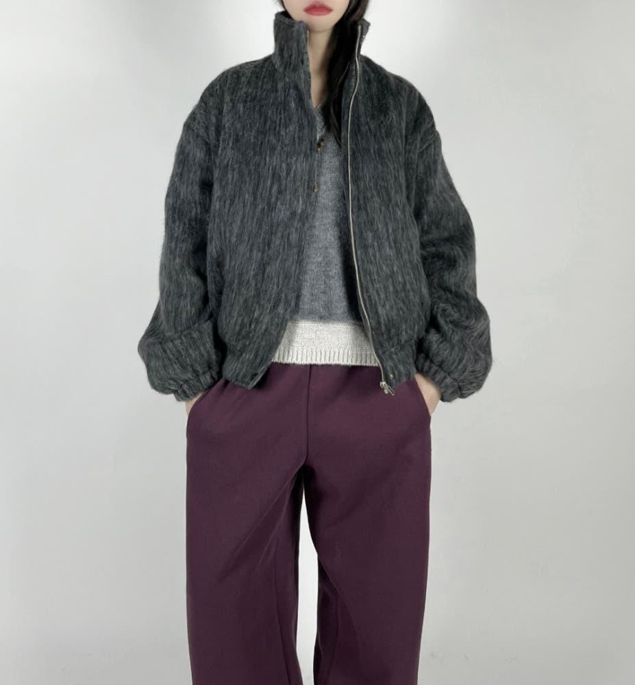 MOHAIR QUILTED JUMPER 모헤어누빔점퍼