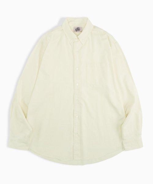 RELAXED BUTTON DOWN SHIRTS_OXFORD LEMON