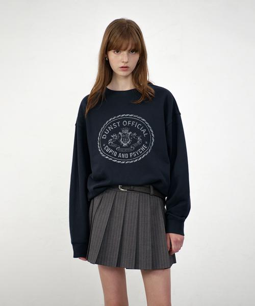 UNISEX CUPID CAMPUS SWEATSHIRT_UDTS5C102_FRENCH NAVY