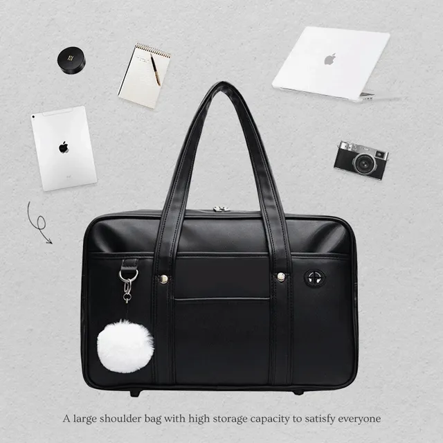 [주문폭주/새학기추천/키링증정] 로브 레더 포켓 스퀘어 빅 숄더백 가방(2color)