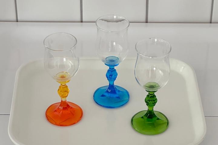 튤립 고블렛 홈파티 소주잔 3p세트