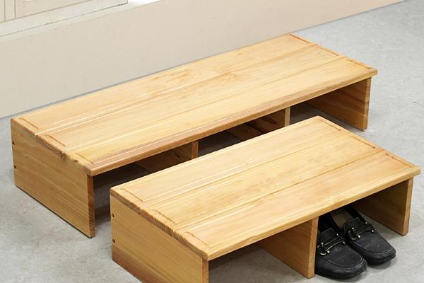 원목 수납 발판 2칸 3칸 발 디딤대