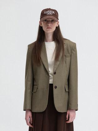MOON CHECK SINGLE JACKET