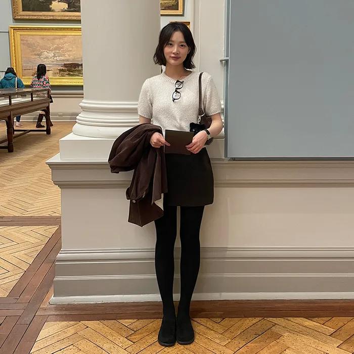 [2차] Cottage Skirt_Dark Brown