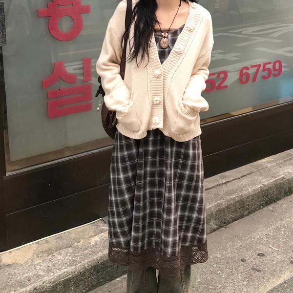 이다 플라워 니트 가디건 ( yda flower knit cardigan ) ( 최소 7일 소요 )