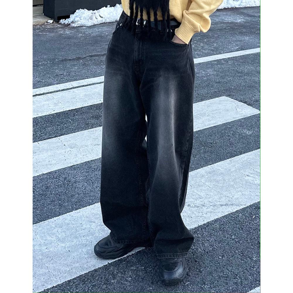 Black Sand Washing Denim 유니섹스