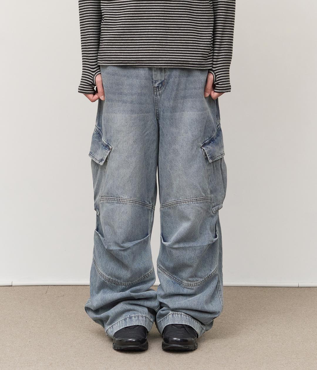 Evan Cargo Denim (3color)