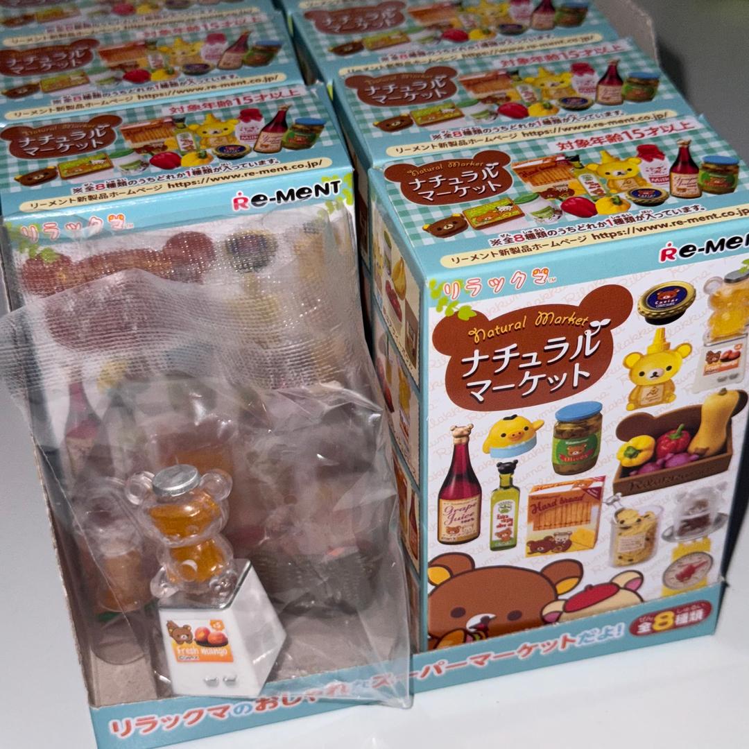 [망키야] 리락쿠마 내츄럴 마켓 미니어처 피규어(랜덤)