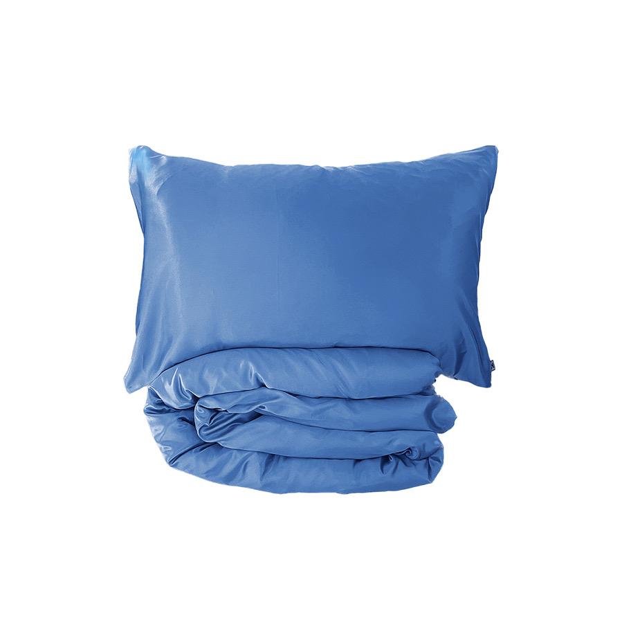 Cream Blue Satin 베딩