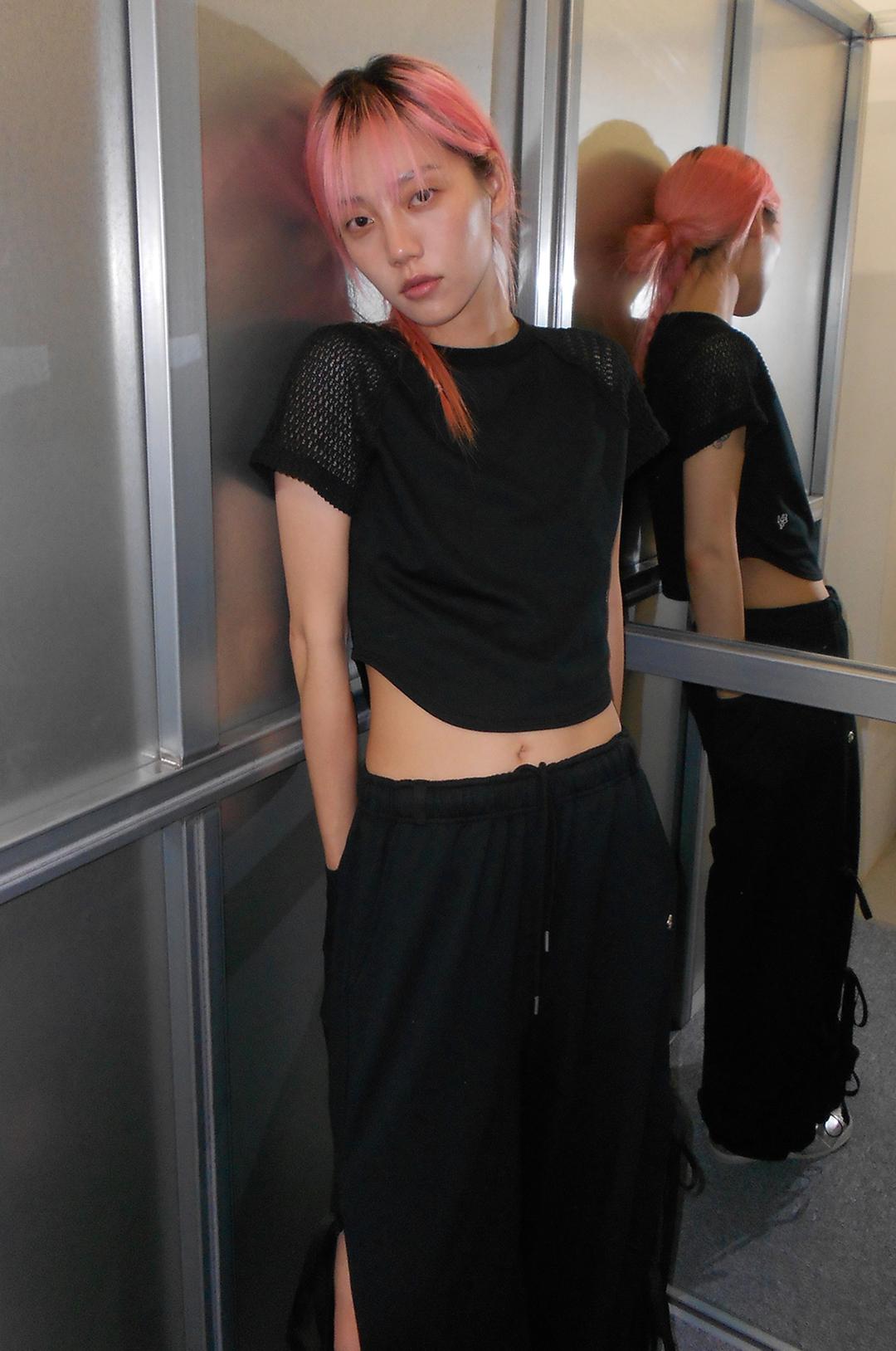 G_RAGLAN KINT T_SHIRT_23HS / BLACK