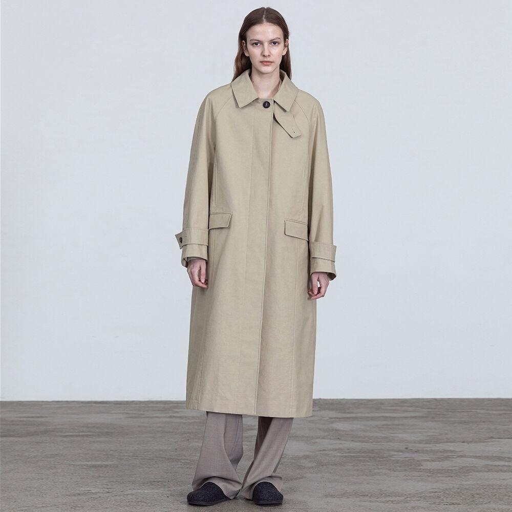 Cotton Balmaacan Coat - Beige