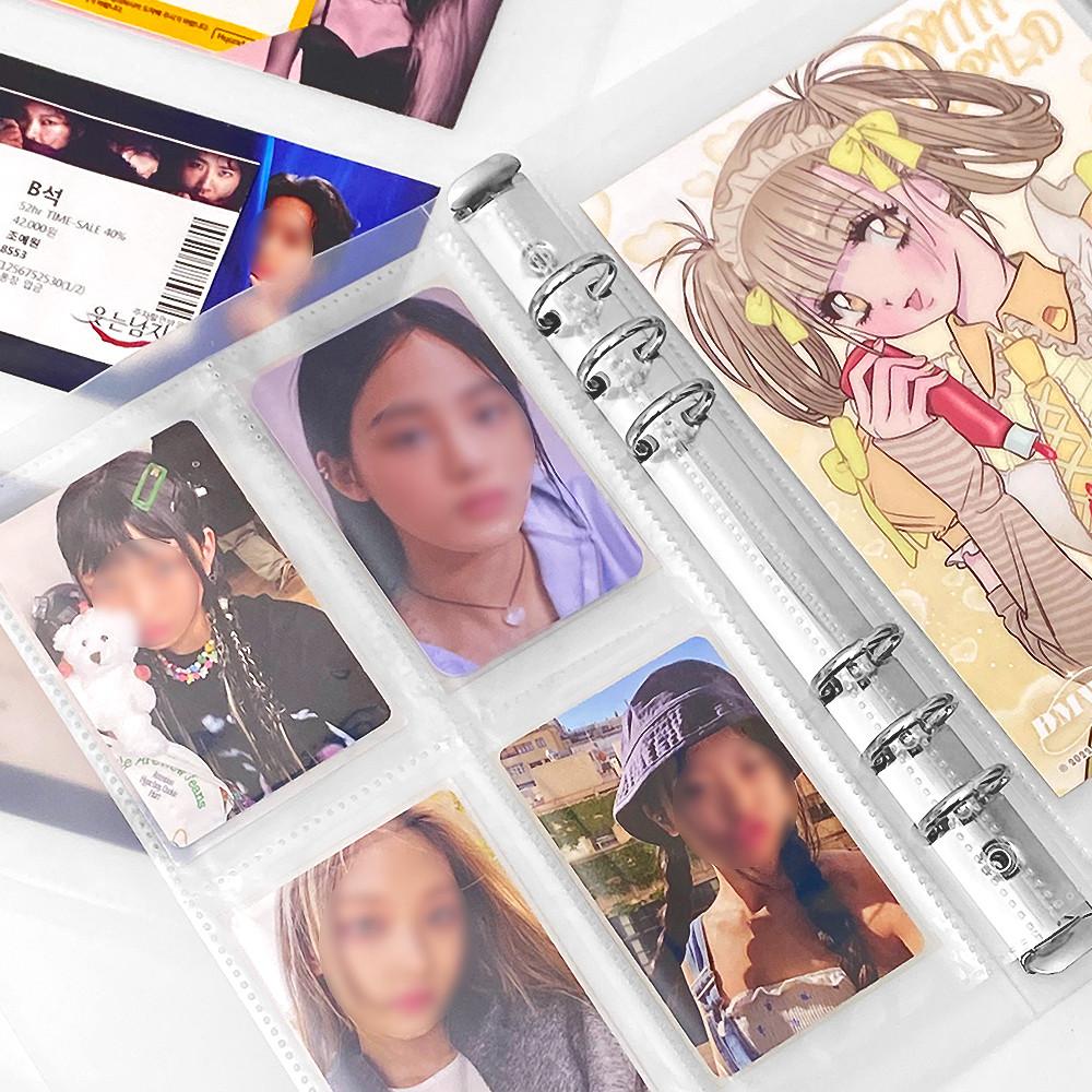 월간문구 포카 바인더 포토카드 티켓북 스티커 사진 앨범 A4 속지 A5 4포켓 20장