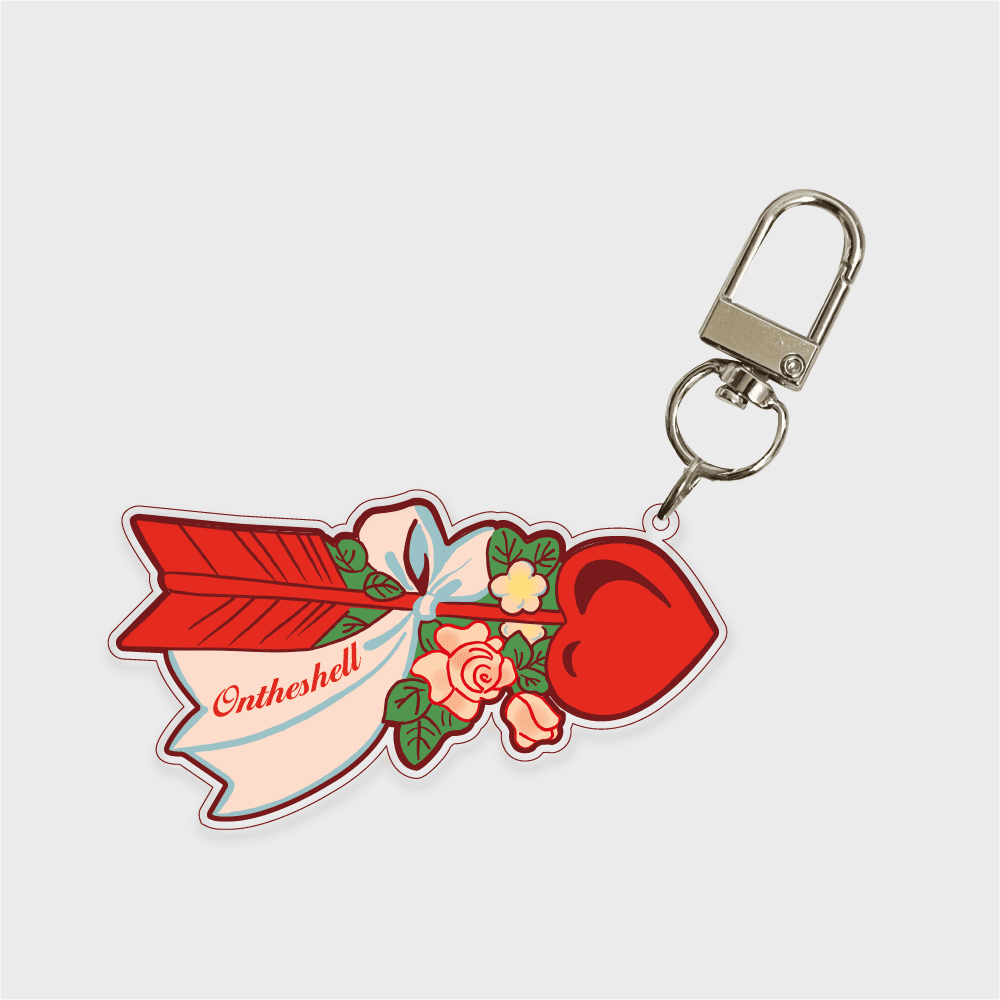 [아크릴 키링/폰 부착 가능] Arrow of love keyring