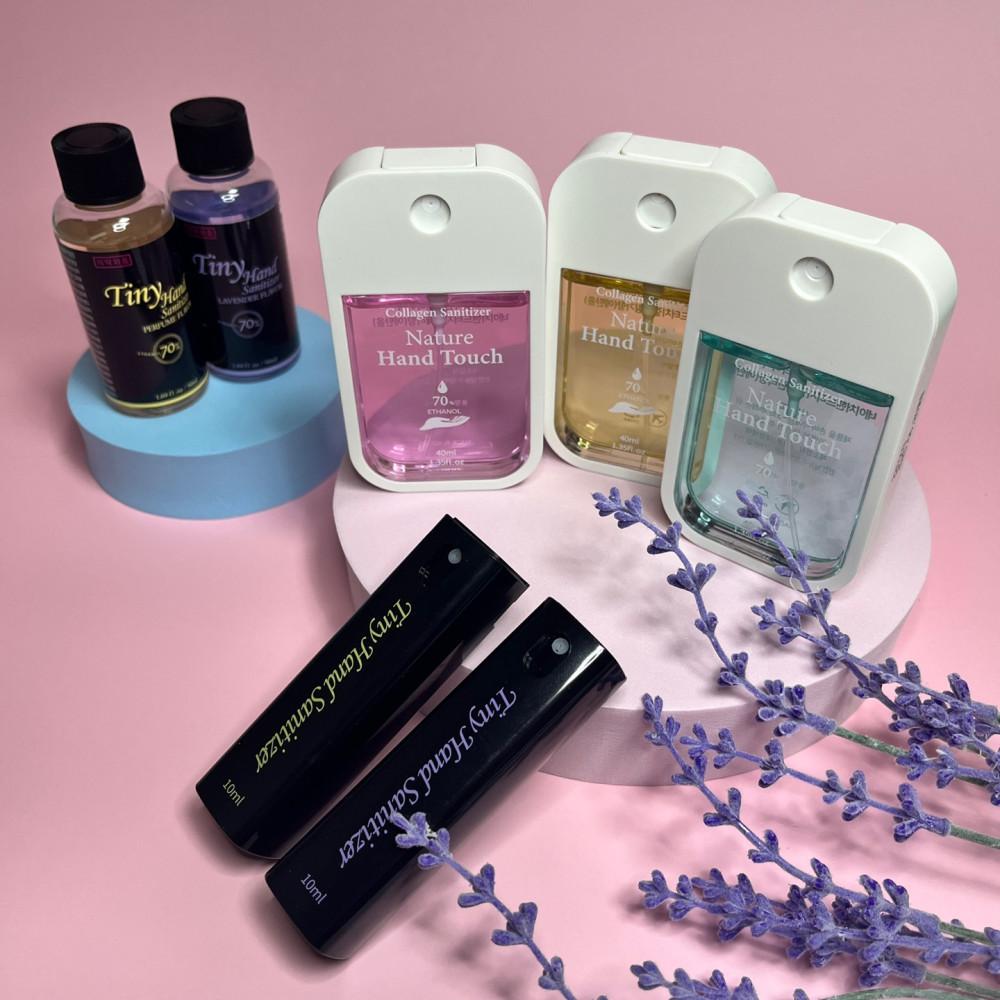 [미니마니] 네이쳐핸드터치3개 향기로운 콜라겐세니타이저+구매아이디기준 타이니1개선물