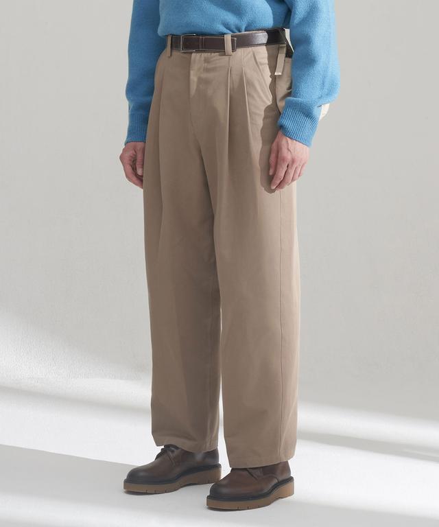 ★DANDEL★ DD structure balloon chino pants DARK MOCHA DANDEL] DD structure balloon chino pants (DARK MOCHA