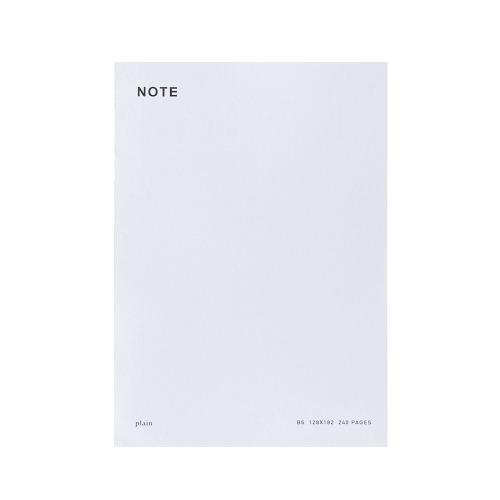 240p Plain Notebook_Pure White