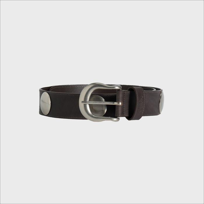 Ida Leather Belt / Silver