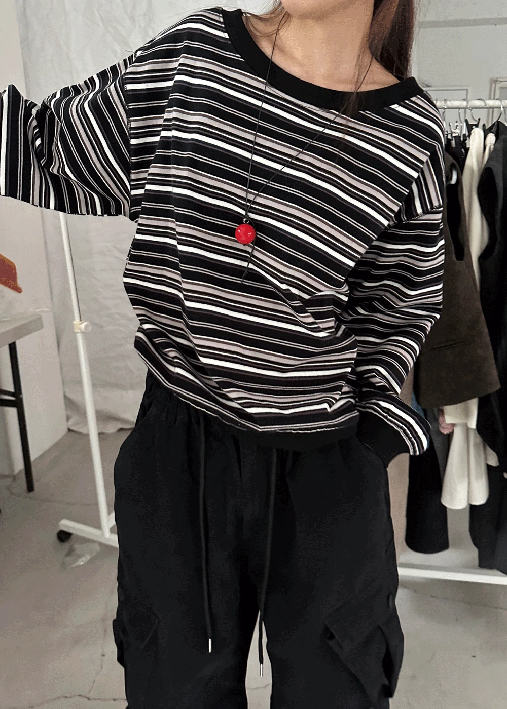 Unbalance stripe MTM