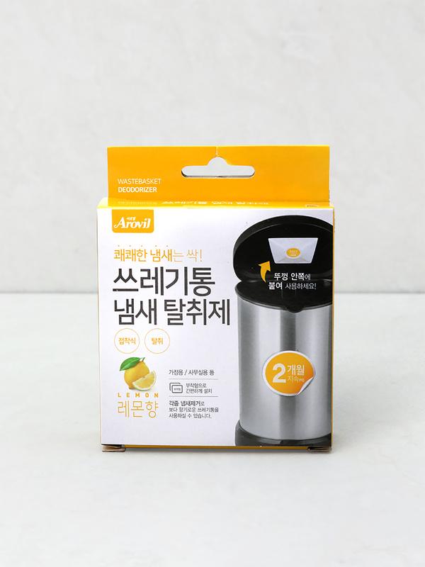 쓰레기통 냄새 탈취제 레몬향