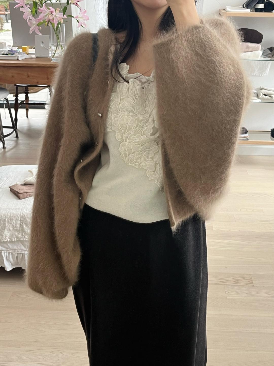 Raccoon bolero cardigan [3colors]