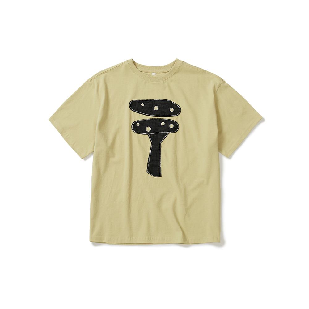Dot Mushroom T-shirt / Breeze Yellow
