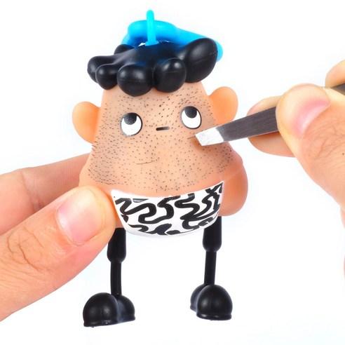 Fidget Toys 털뽑는인형 수염뽑기인형 털뽑기장난감 스트레스해소 가방키링 강박증완화, Super, 1개 - 열쇠고리 | 쿠팡