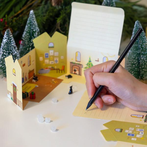 작은 집 선물상자 편지지