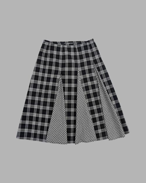더뮤지엄비지터(THEMUSEUMVISITOR)  CHECK MIXED SKIRTS - 사이즈 & 후기 | 무신사