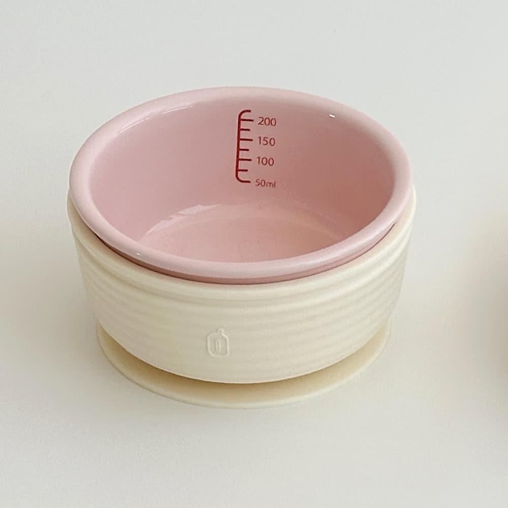 [초기이유식 세트] 요한손베비스 클린클링 이유식 흡착볼+세라믹 밀폐용기 250ml (밀폐뚜껑2개 포함)