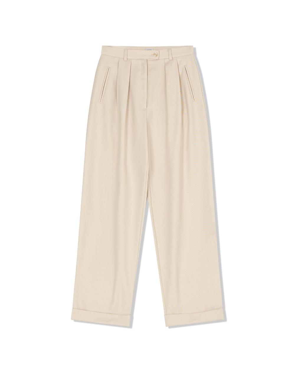 TURN UP SLACKS (3color)