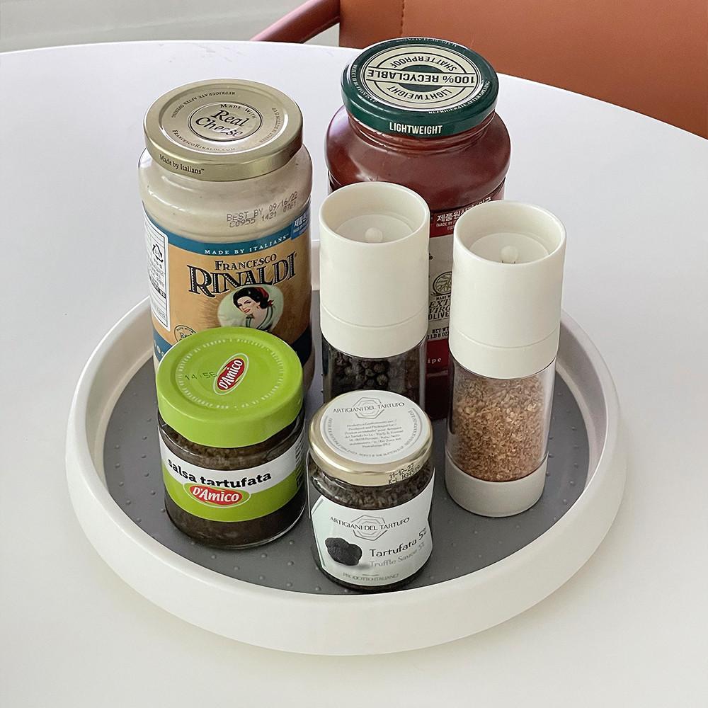 회전 양념통 트레이 영양제 소스 주방 수납 정리함