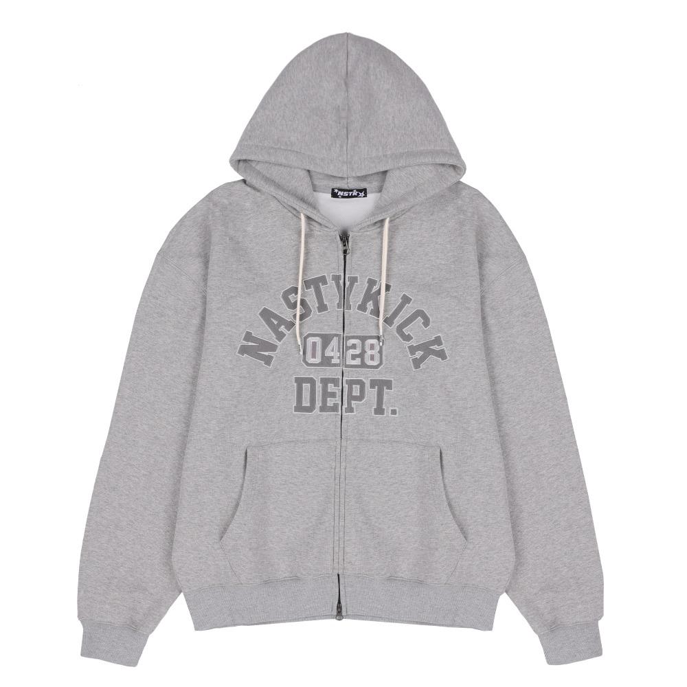 NTK 0428 Hood Zip-up (Melange)_K24ZA770